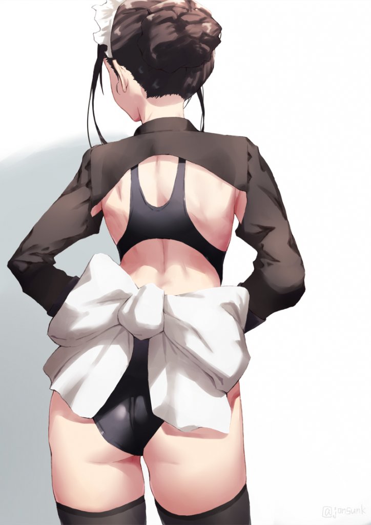 每日好图：死库水JK&女仆