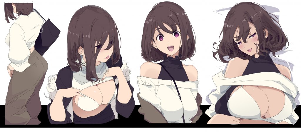 每日好图：成熟女性的魅力！OL风福利插画集