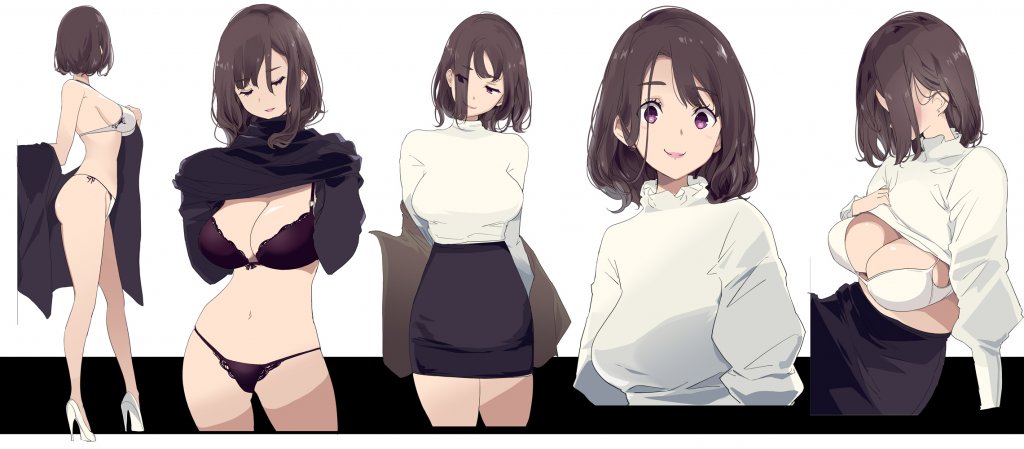 每日好图：成熟女性的魅力！OL风福利插画集