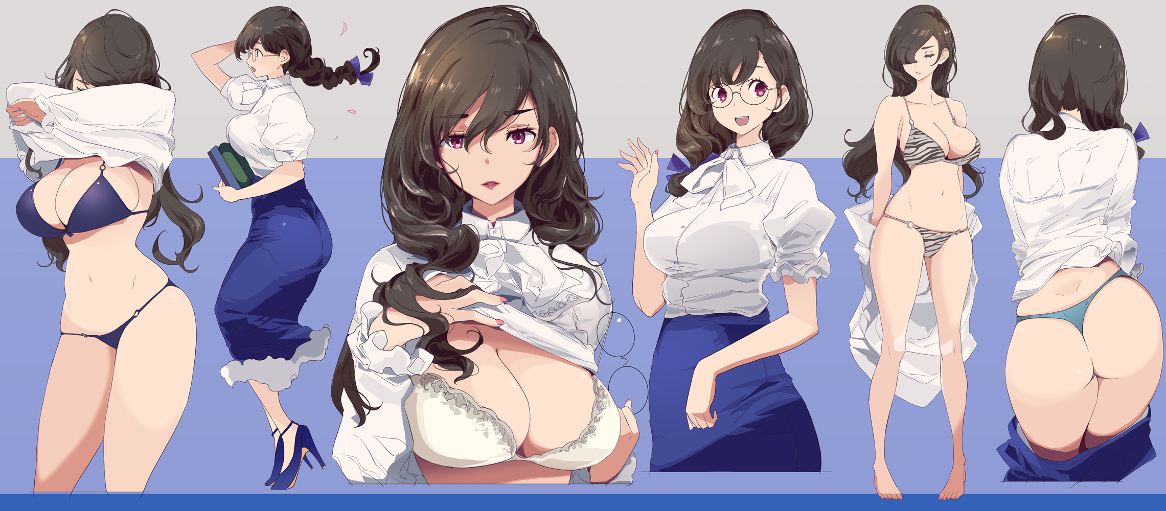 每日好图：成熟女性的魅力！OL风福利插画集 第二弹 HSO