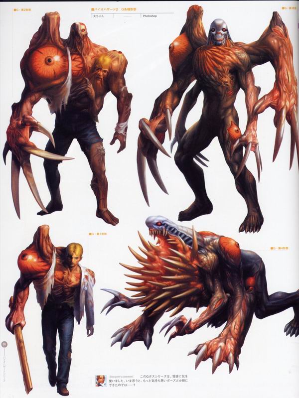 每日好图：经典！CAPCOM游戏角色设定集 【capcom_design_works】完整版242页！