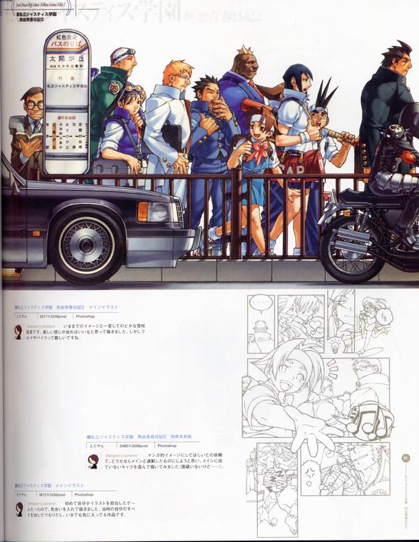 每日好图：经典！CAPCOM游戏角色设定集 【capcom_design_works】完整版242页！