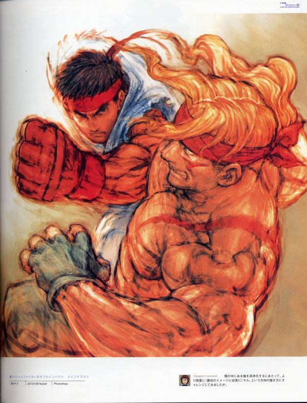 每日好图：经典！CAPCOM游戏角色设定集 【capcom_design_works】完整版242页！