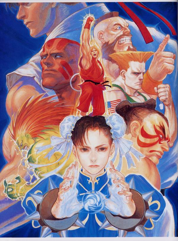 每日好图：经典！CAPCOM游戏角色设定集 【capcom_design_works】完整版242页！