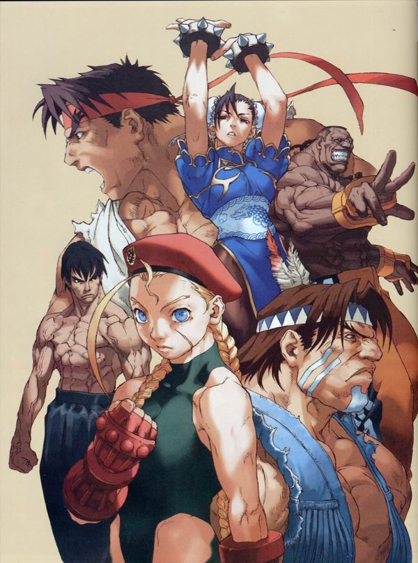 每日好图：经典！CAPCOM游戏角色设定集 【capcom_design_works】完整版242页！