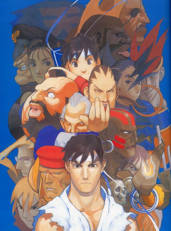 每日好图：经典！CAPCOM游戏角色设定集 【capcom_design_works】完整版242页！