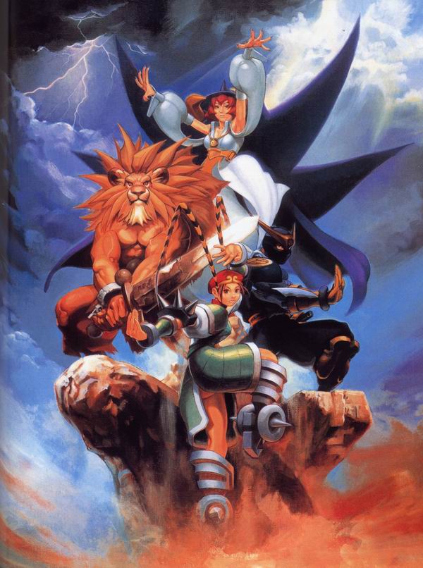 每日好图：经典！CAPCOM游戏角色设定集 【capcom_design_works】完整版242页！