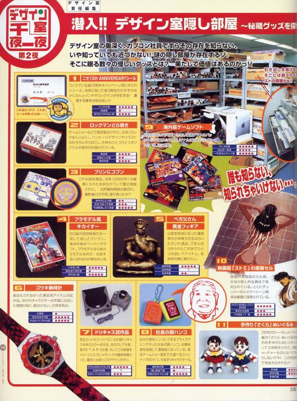 每日好图：经典！CAPCOM游戏角色设定集 【capcom_design_works】完整版242页！