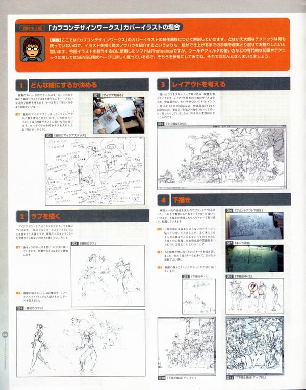 每日好图：经典！CAPCOM游戏角色设定集 【capcom_design_works】完整版242页！