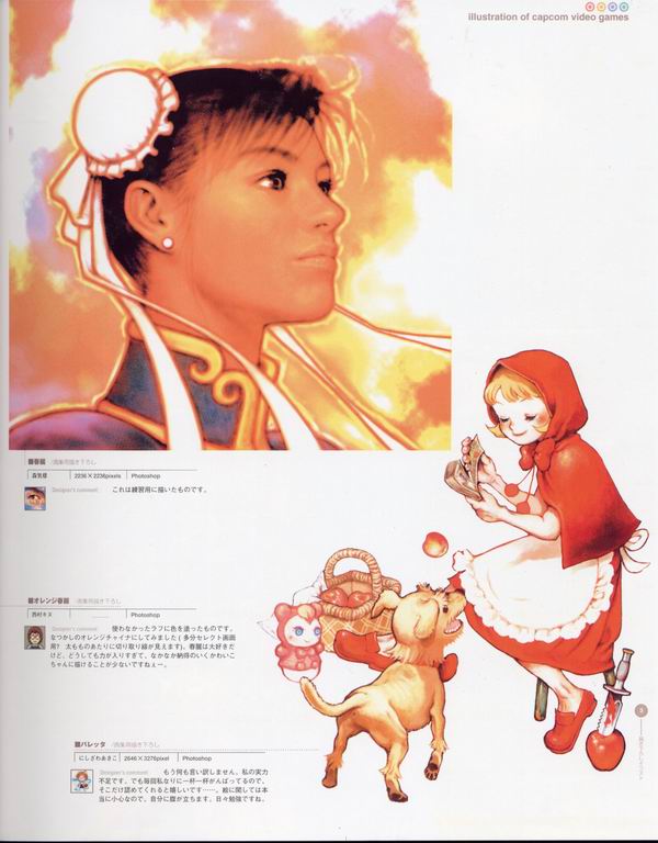 每日好图：经典！CAPCOM游戏角色设定集 【capcom_design_works】完整版242页！