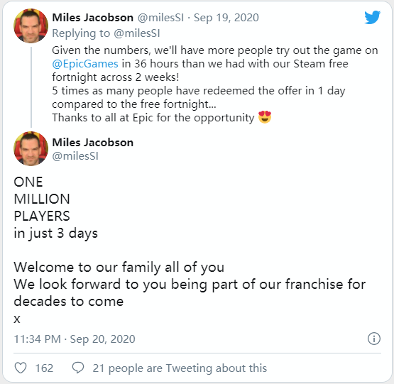 EPIC限时免费领取!《足球经理2020》玩家数量激增100万 打破系列记录插图1 《足球经理2020》玩家数量激增100万 打破系列记录