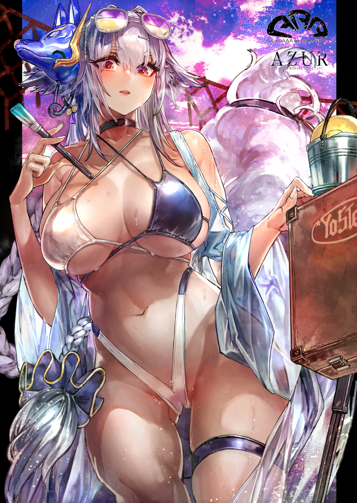 每日好图：~深夜福利~P站画师signoAAA的极致色彩
