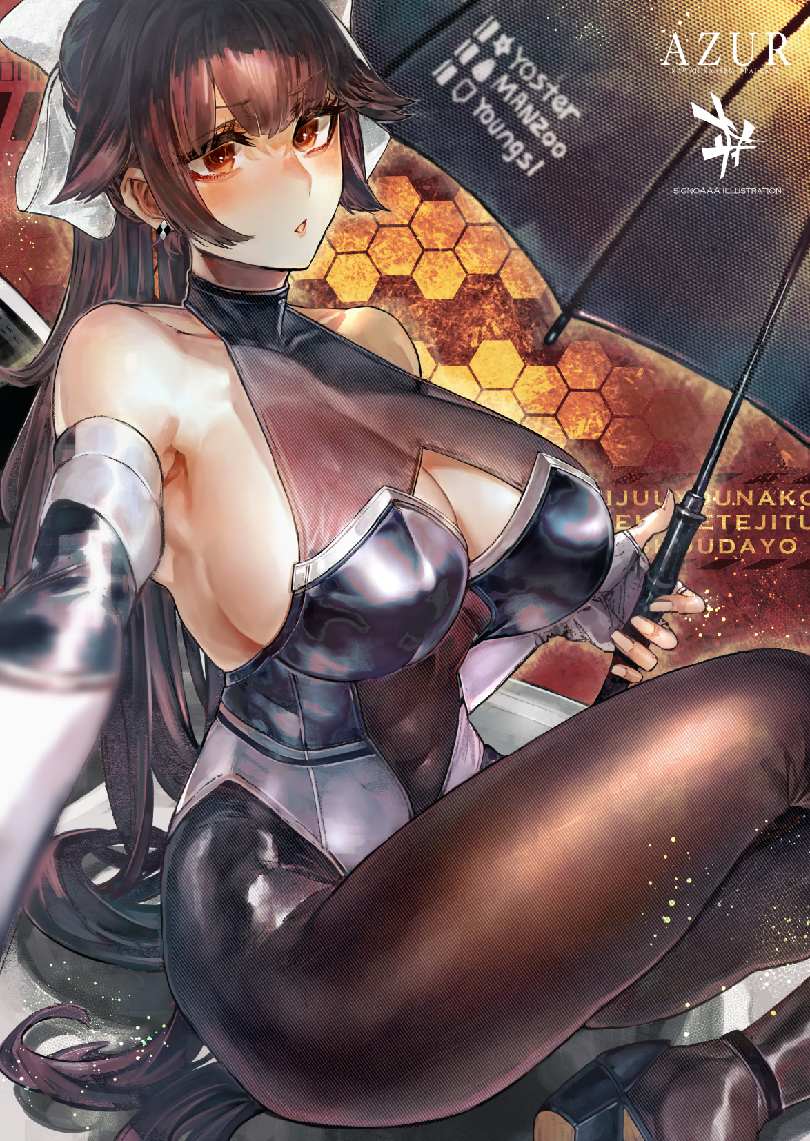 每日好图：~深夜福利~P站画师signoAAA的极致色彩