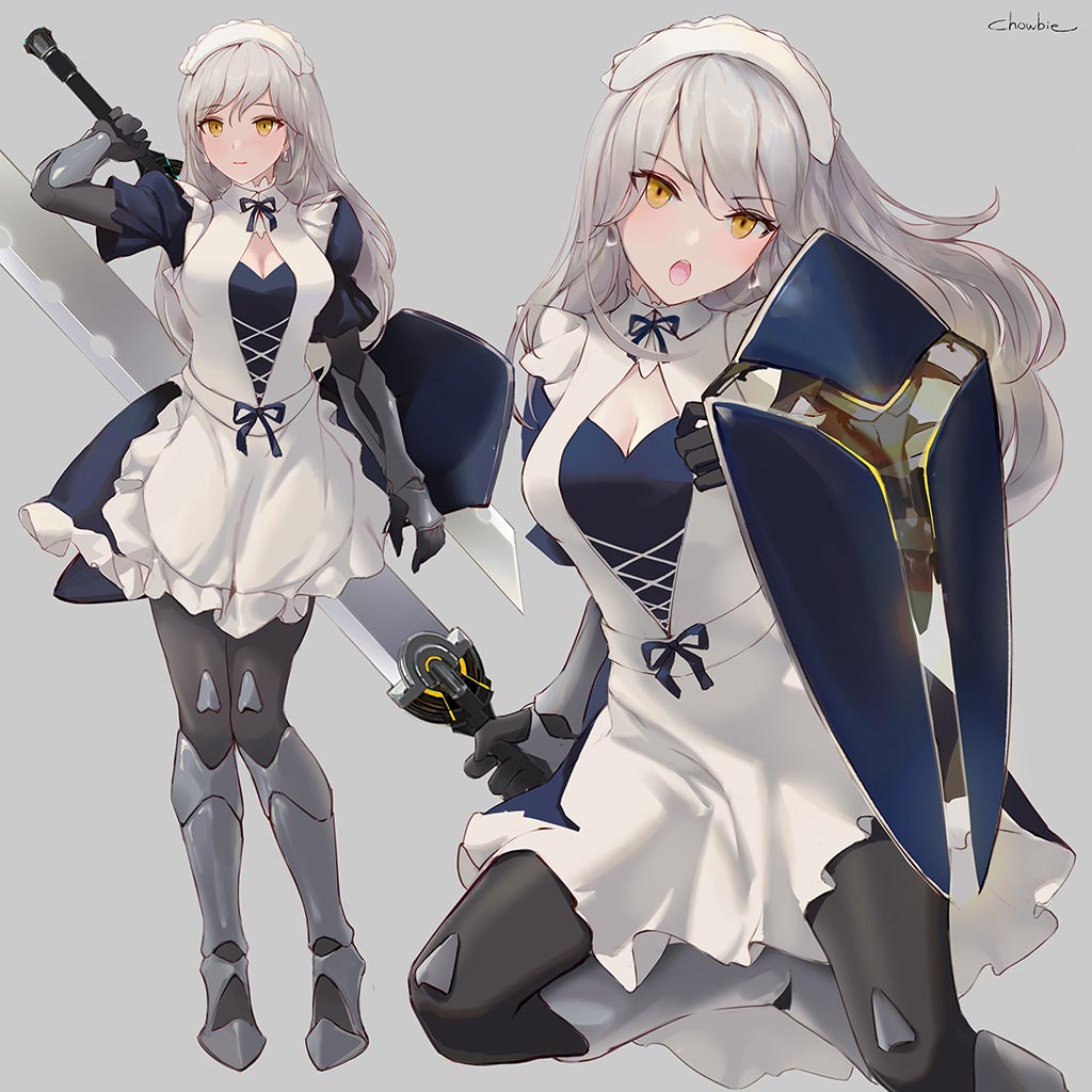 每日好图：女仆姐姐！画师Chowbie插画集 2
