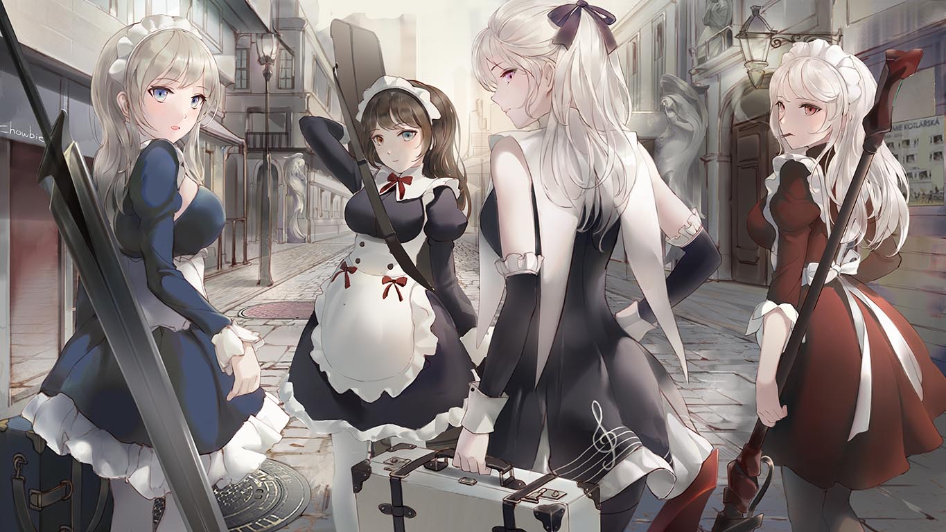 每日好图：女仆姐姐！画师Chowbie插画集 2