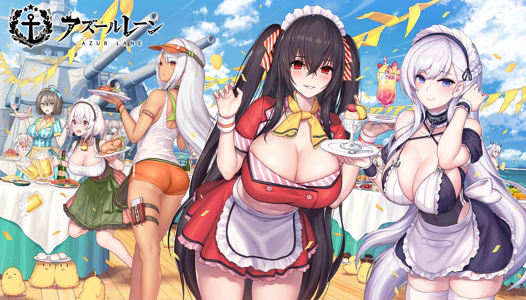 每日好图：日服碧蓝航线三周年 贺图集