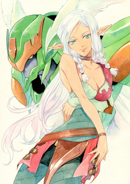 每日好图：水彩魅力  アガハリ插画集！