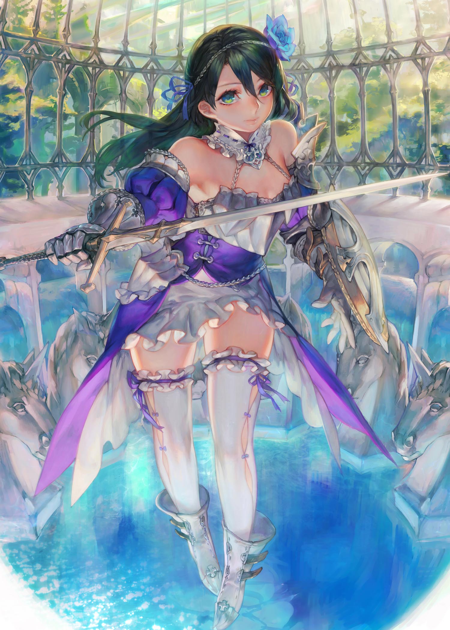 每日好图：白穹陆插画集
