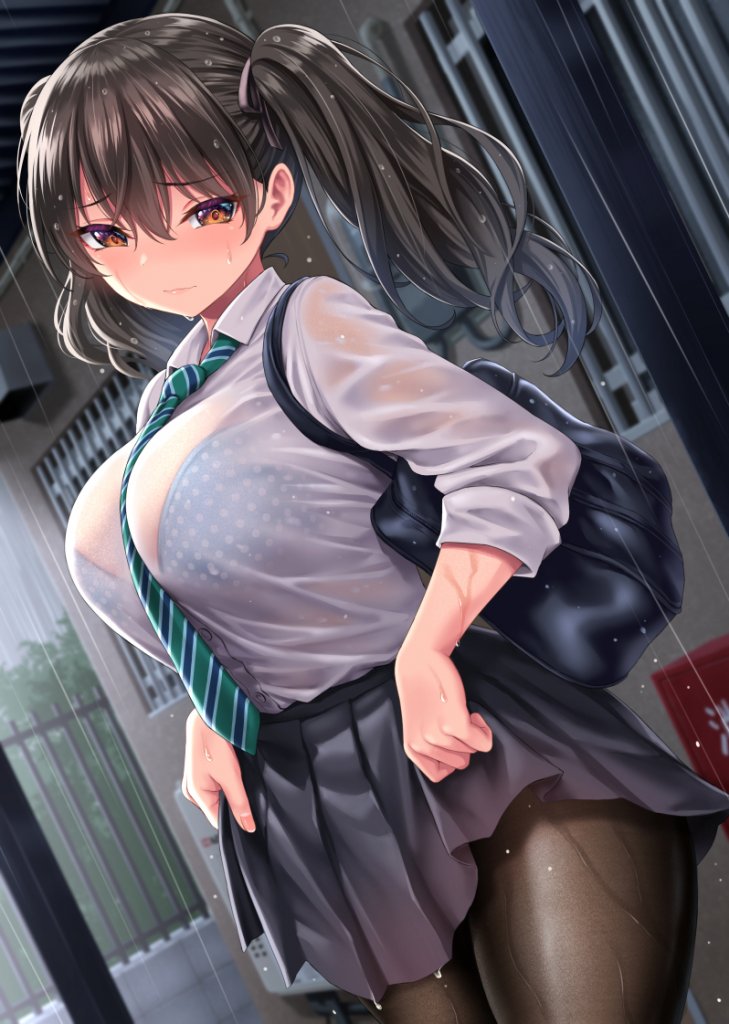 每日好图：黑丝JK美尻【画师：加濑大辉】