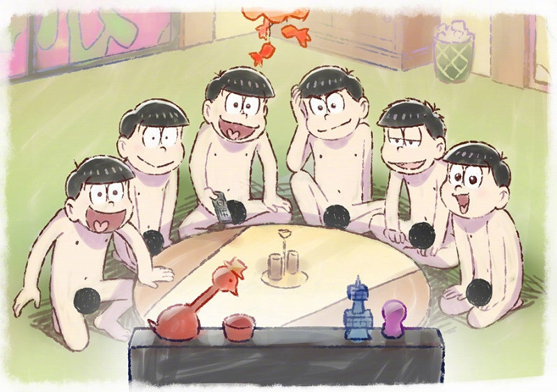 10月新番：「阿松」动画3期开播宣传图“全裸待机” ​​​ ​​​​