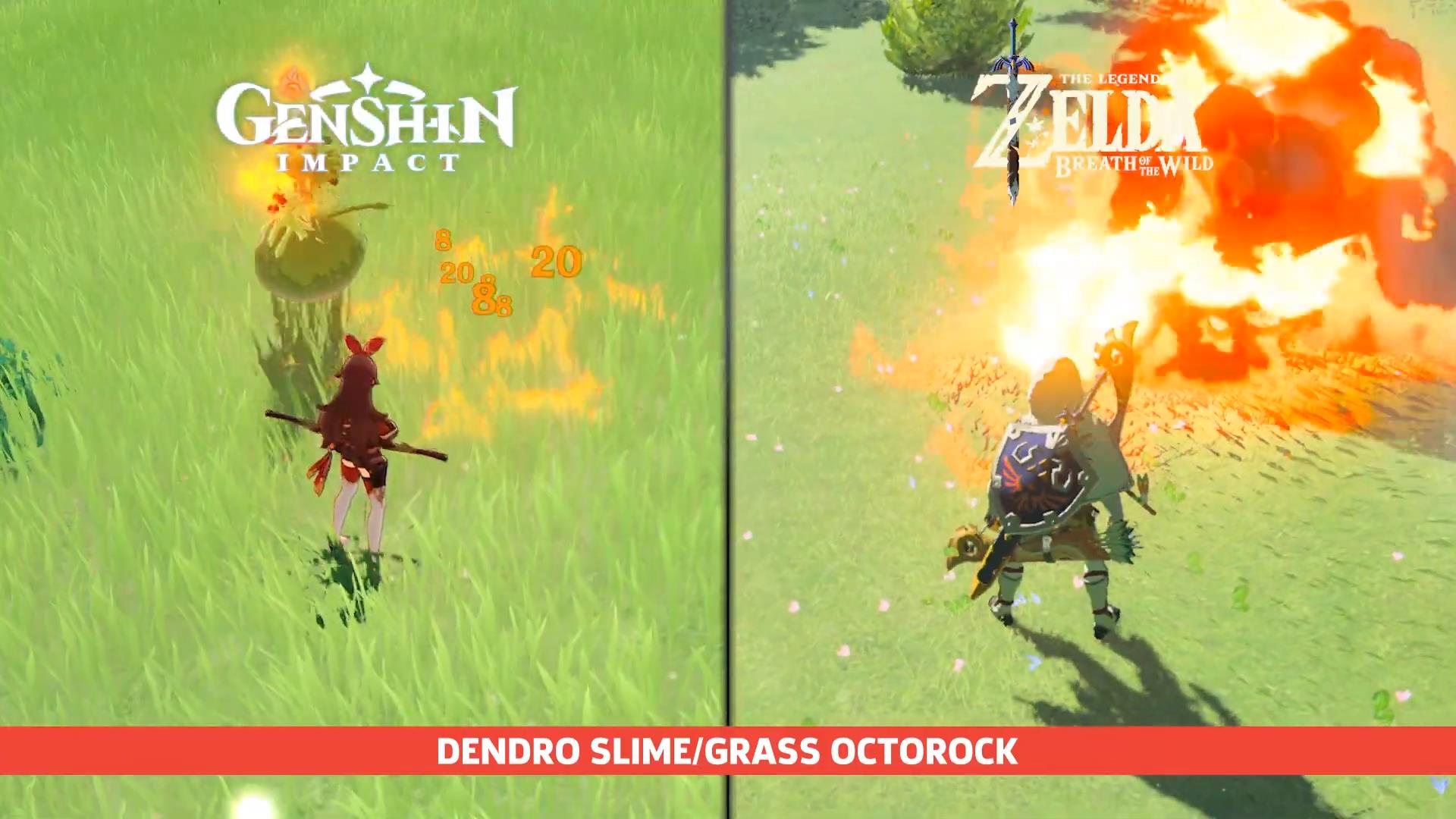 Gamespot:《原神》和《塞尔达传说:荒野之息》20个相似之处插图 《原神》和《塞尔达传说:荒野之息》20大相似之处