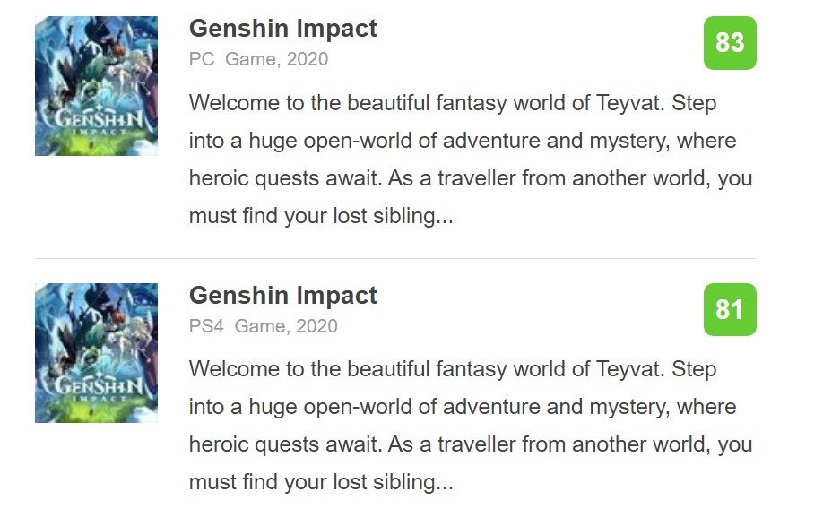 《原神》GameSpot 7分:不强制玩家氪金 但5星物品爆率太坑插图2 《原神》GameSpot 7分:不强制玩家氪金 但5星物品爆率太坑