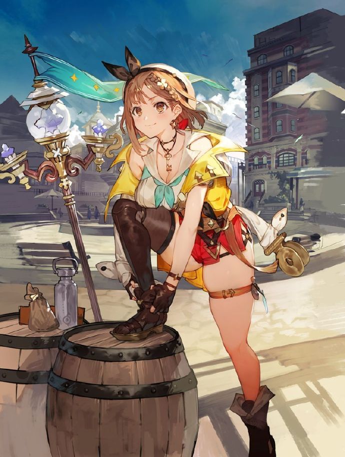 真有你的啊！《莱莎的炼金工房2》限定版特典：3D莱莎肉腿公交卡套