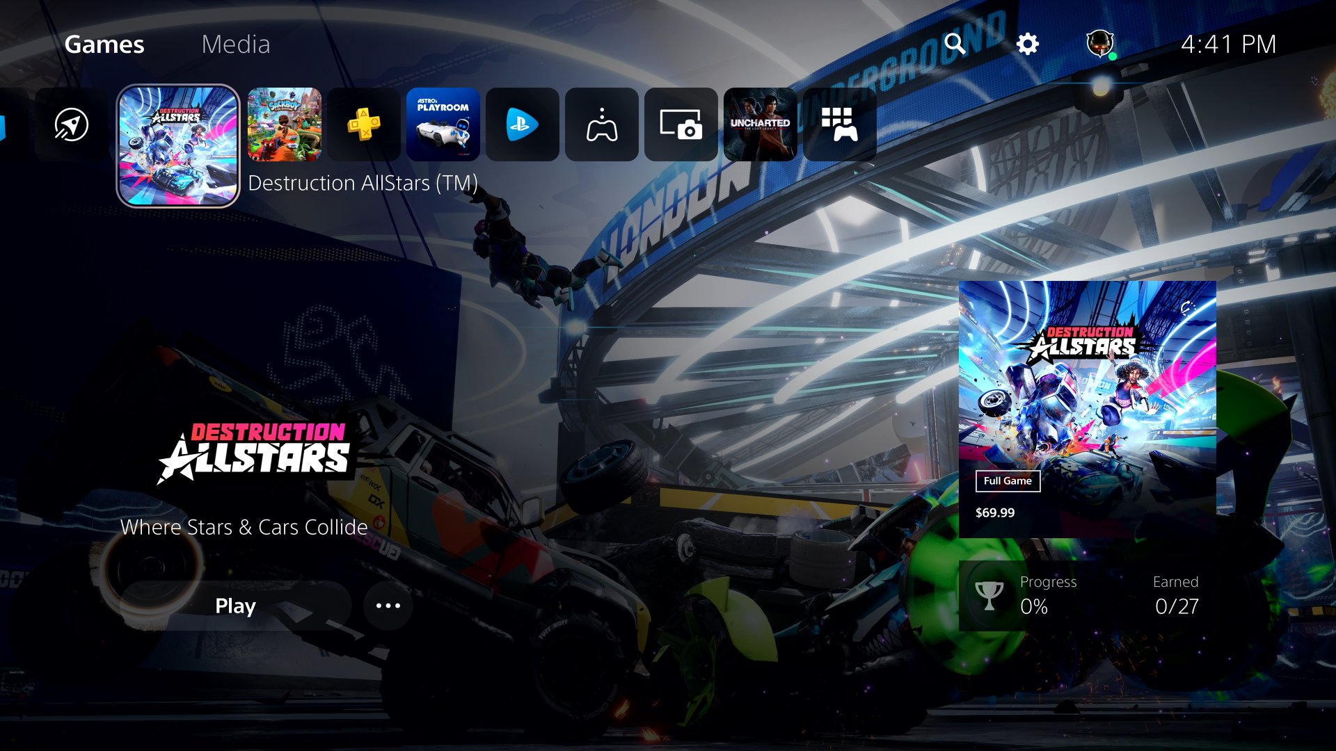 PS5官方视频：11分钟带你一览PS5的UI
