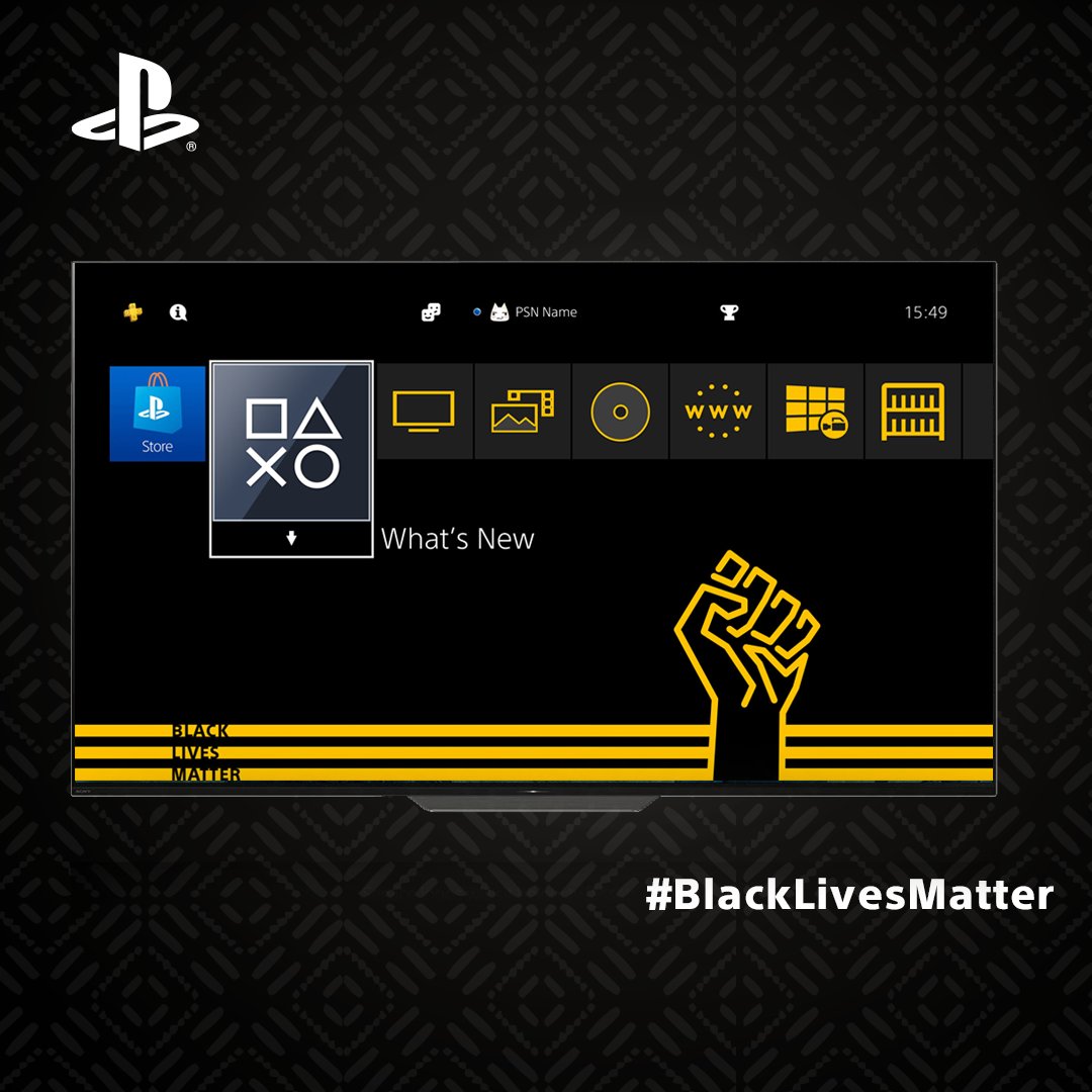 索尼给PS4欧美服送出免费“黑命贵”主题