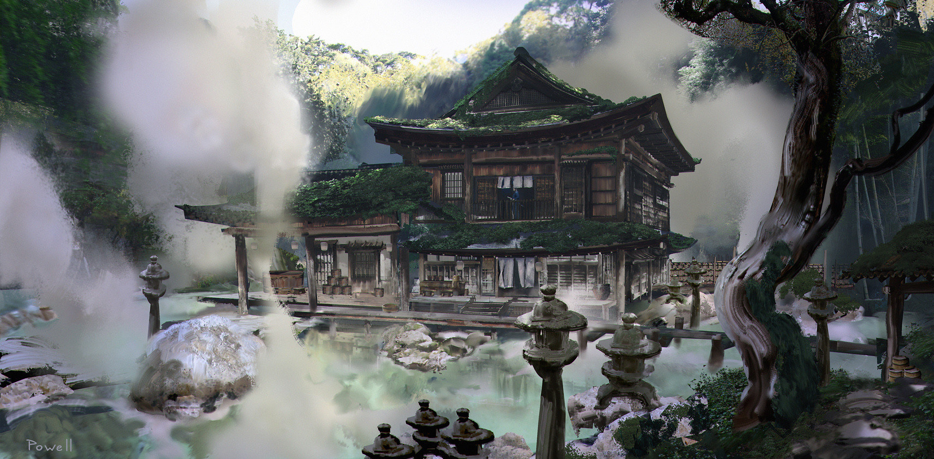 《对马岛之鬼》艺术设定图欣赏 效果非常惊艳