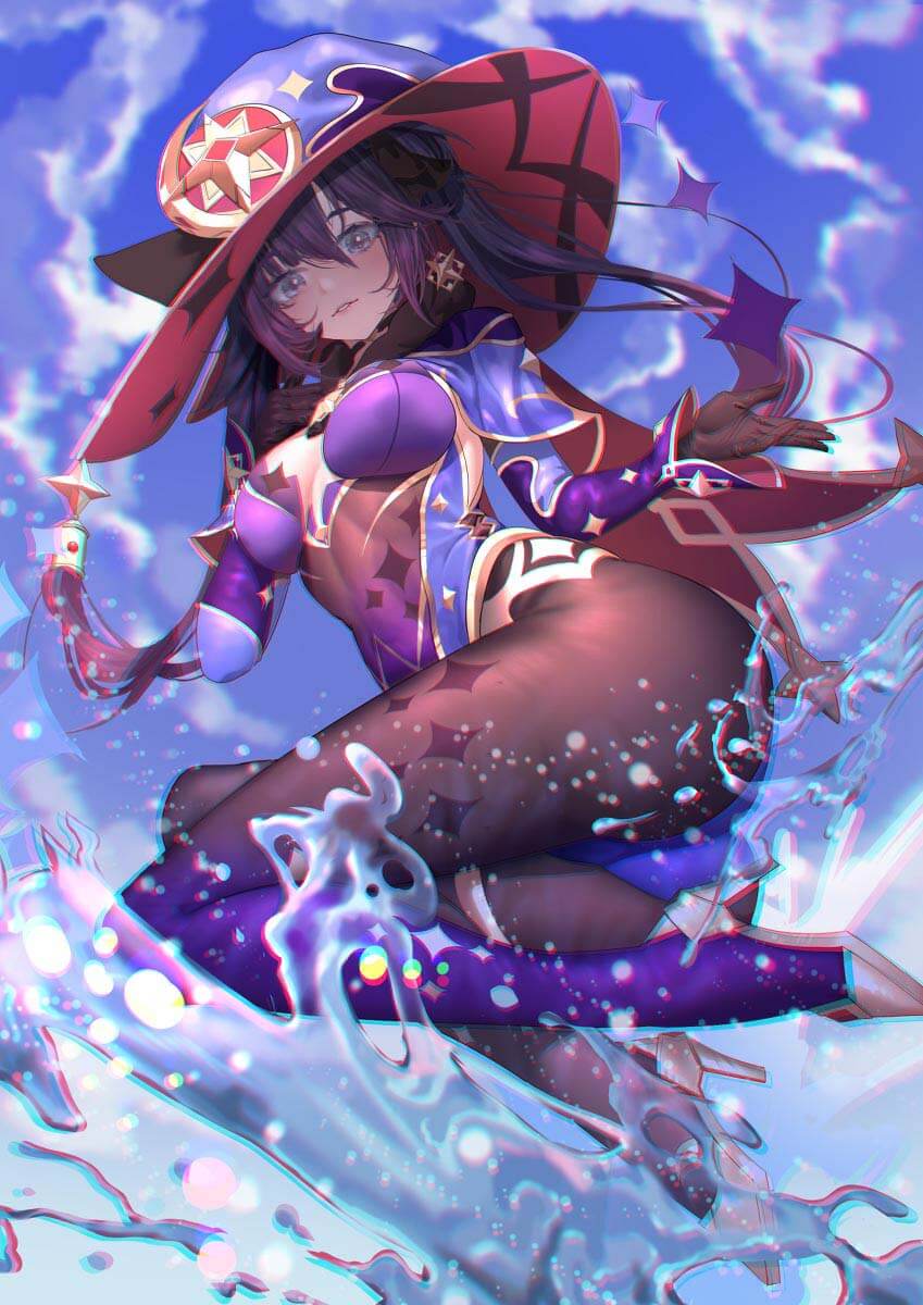 每日好图：#原神——芭芭拉&莫娜 同人图