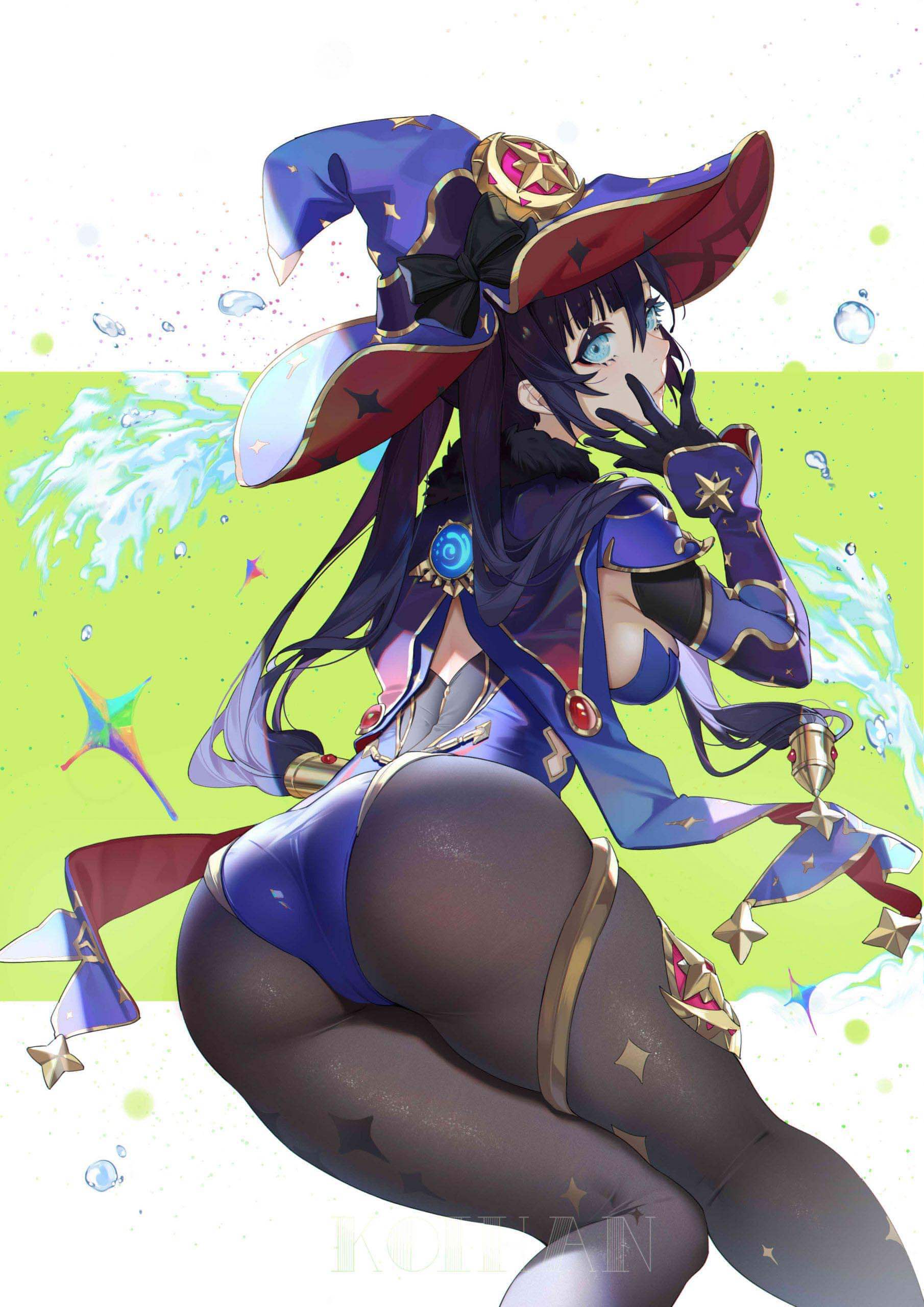 每日好图：#原神——芭芭拉&莫娜 同人图