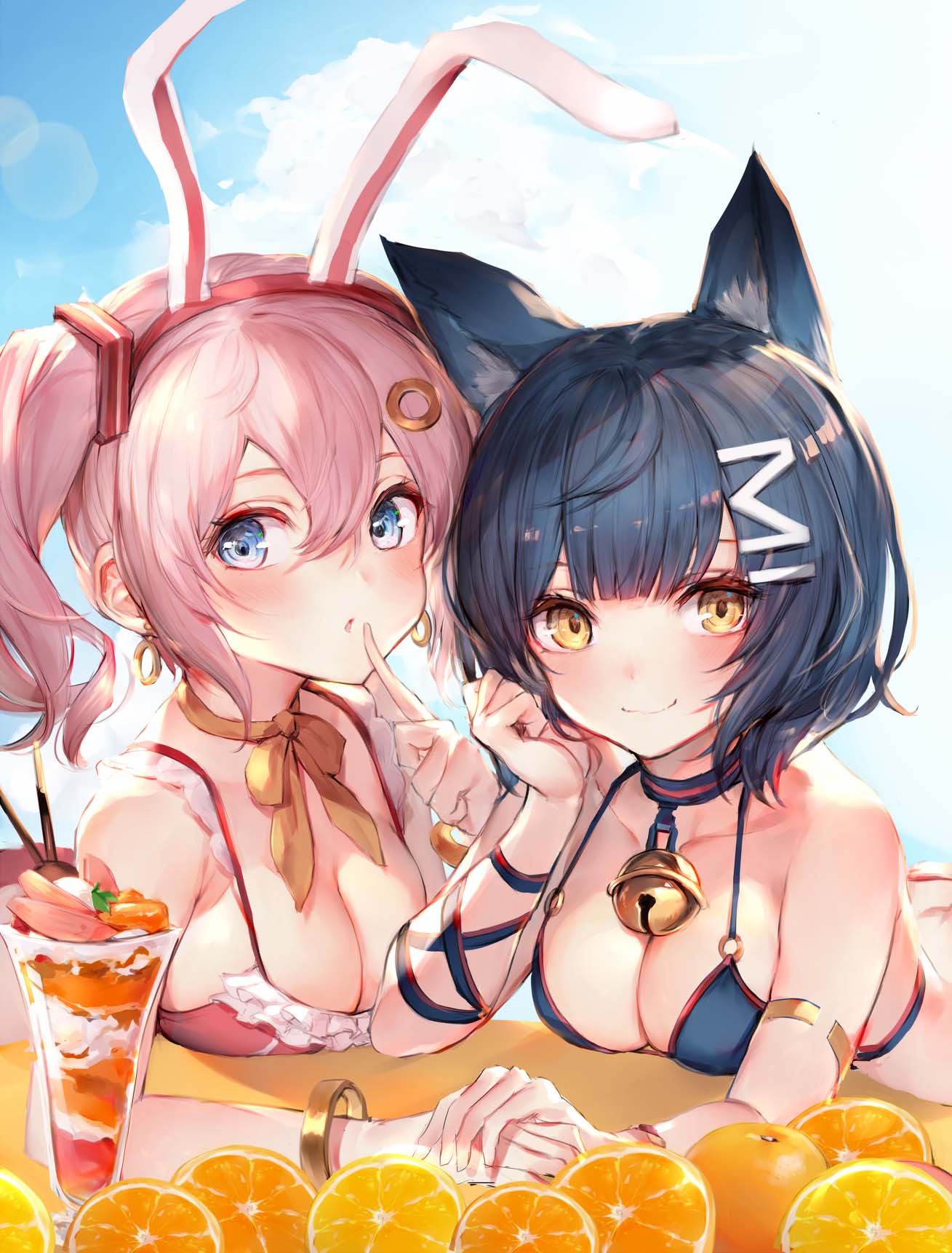 每日好图：今天也是好大的邪恶！【画师：わたお】