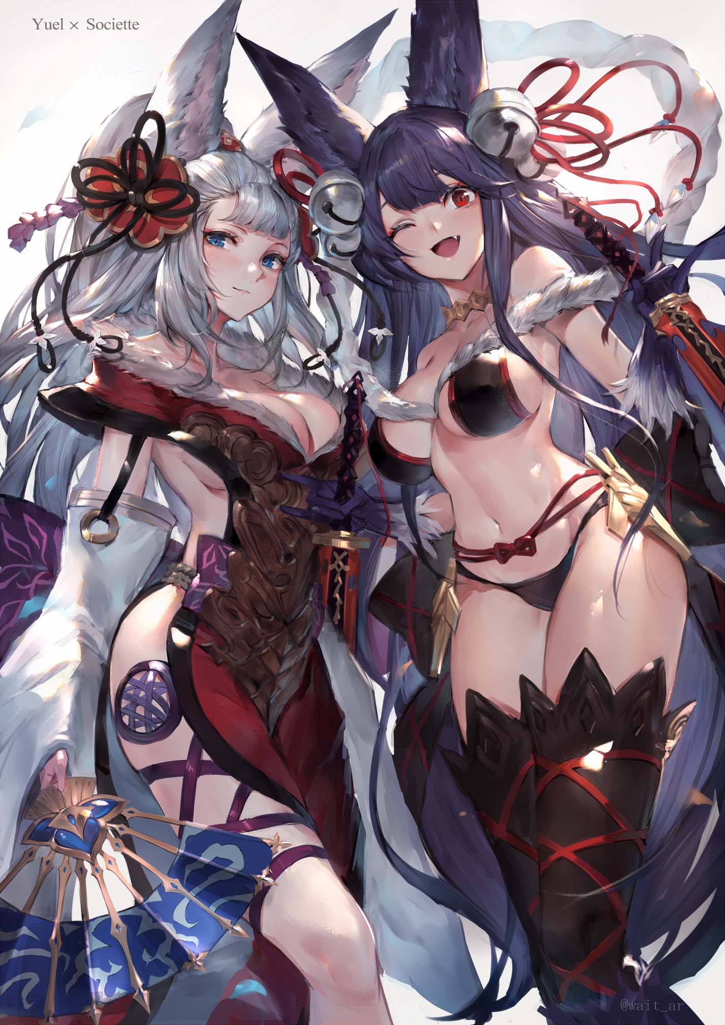 每日好图：今天也是好大的邪恶！【画师：わたお】