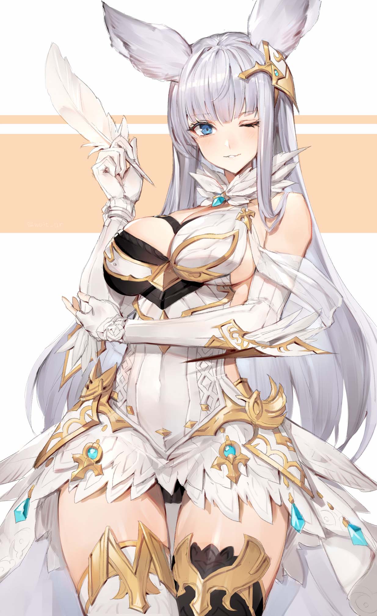 每日好图：今天也是好大的邪恶！【画师：わたお】