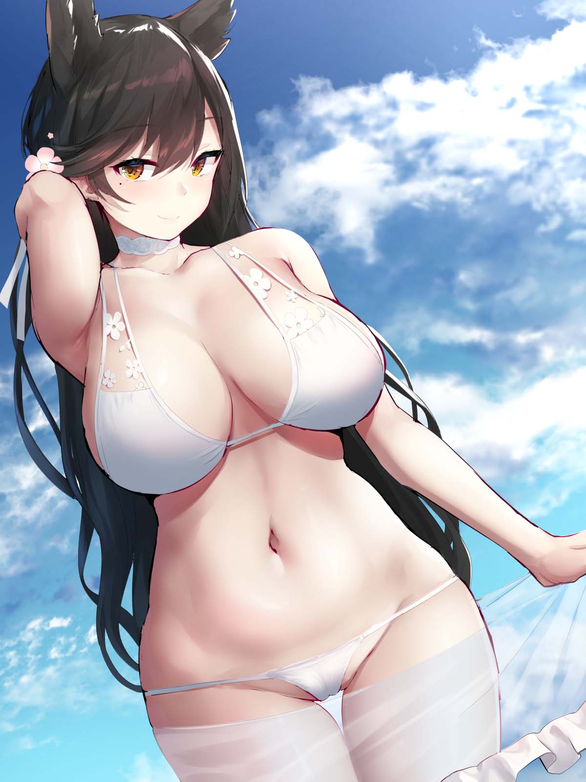 每日好图：P站推荐#好大的邪恶！【画师：oekakizuki】