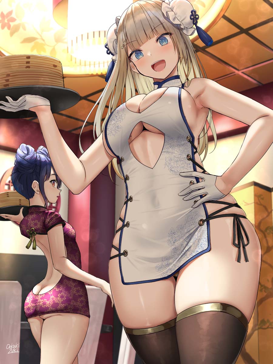 每日好图：P站推荐#好大的邪恶！【画师：oekakizuki】
