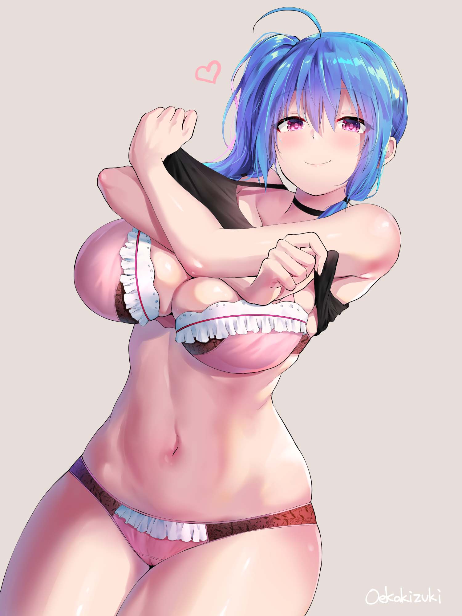 每日好图：P站推荐#好大的邪恶！【画师：oekakizuki】
