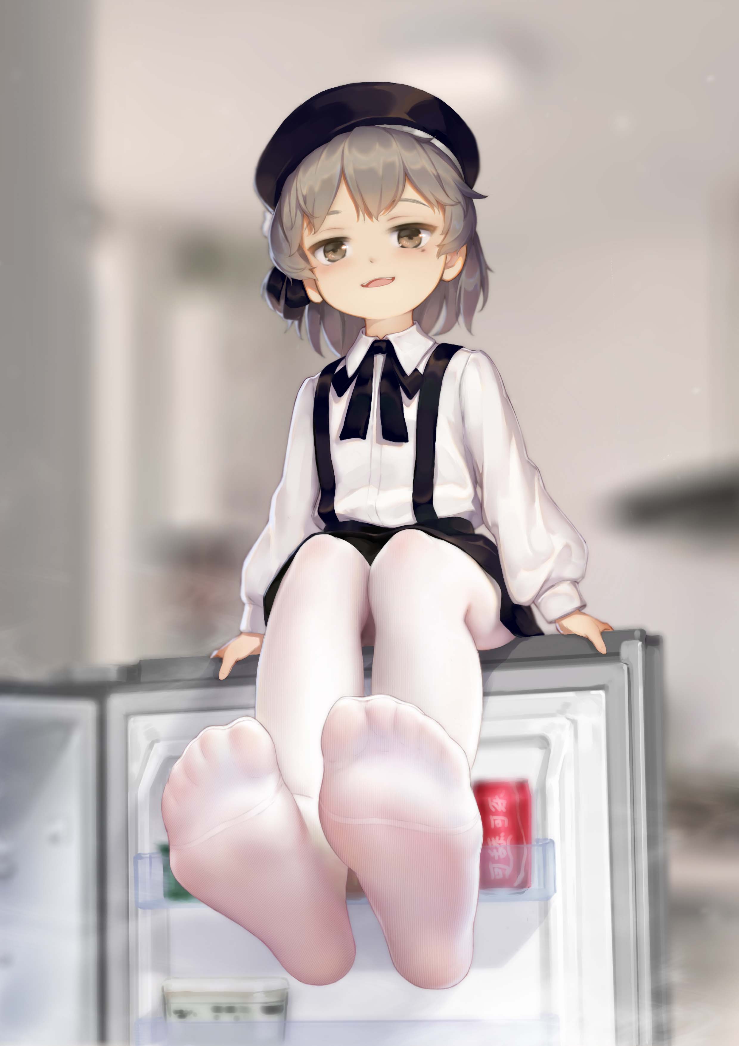 每日好图：白丝足控最爱！大神笔下的白丝美少女！【画师：BIGxixi】