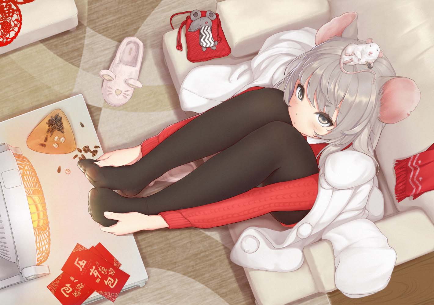 每日好图：白丝足控最爱！大神笔下的白丝美少女！【画师：BIGxixi】