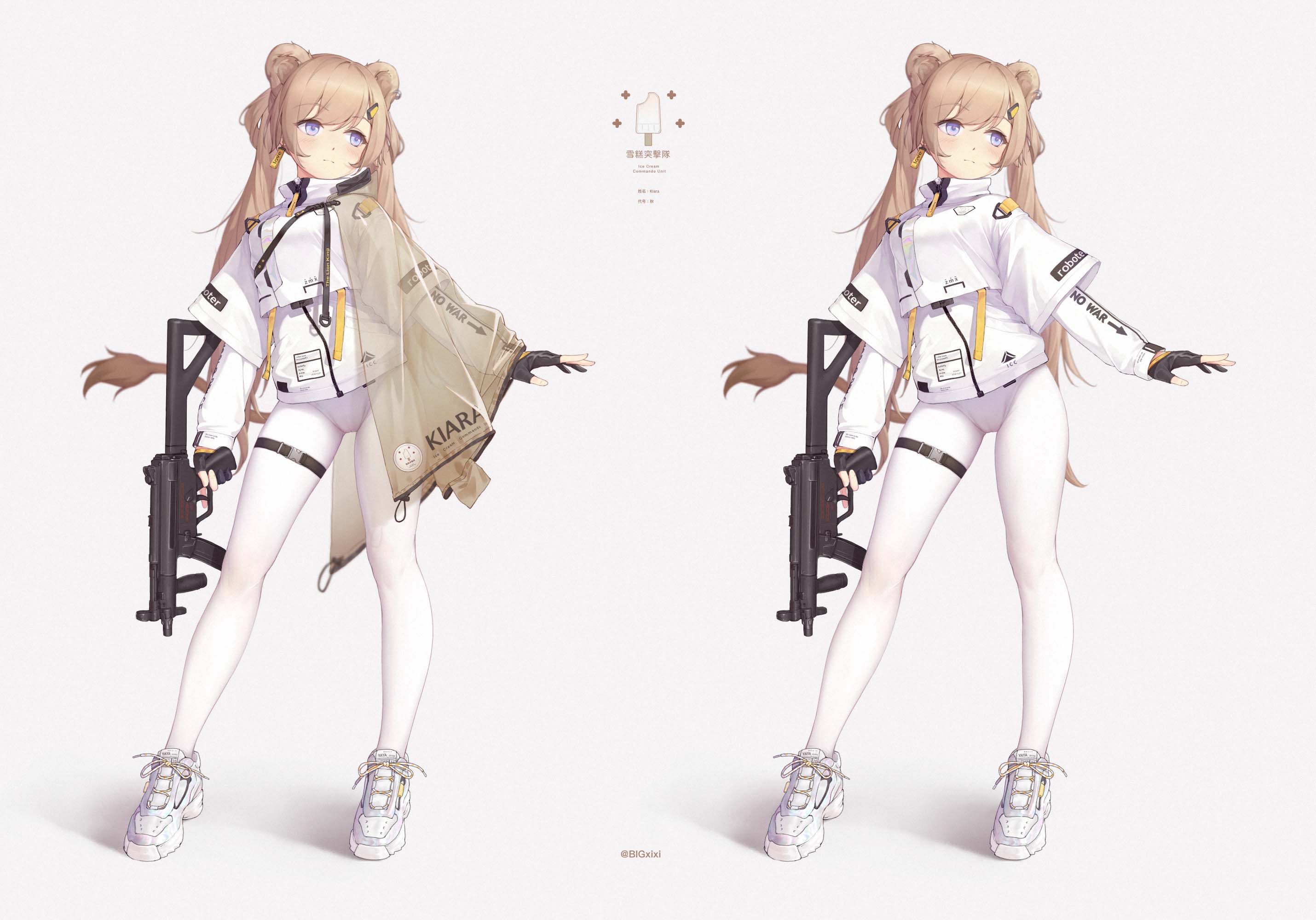 每日好图：白丝足控最爱！大神笔下的白丝美少女！【画师：BIGxixi】