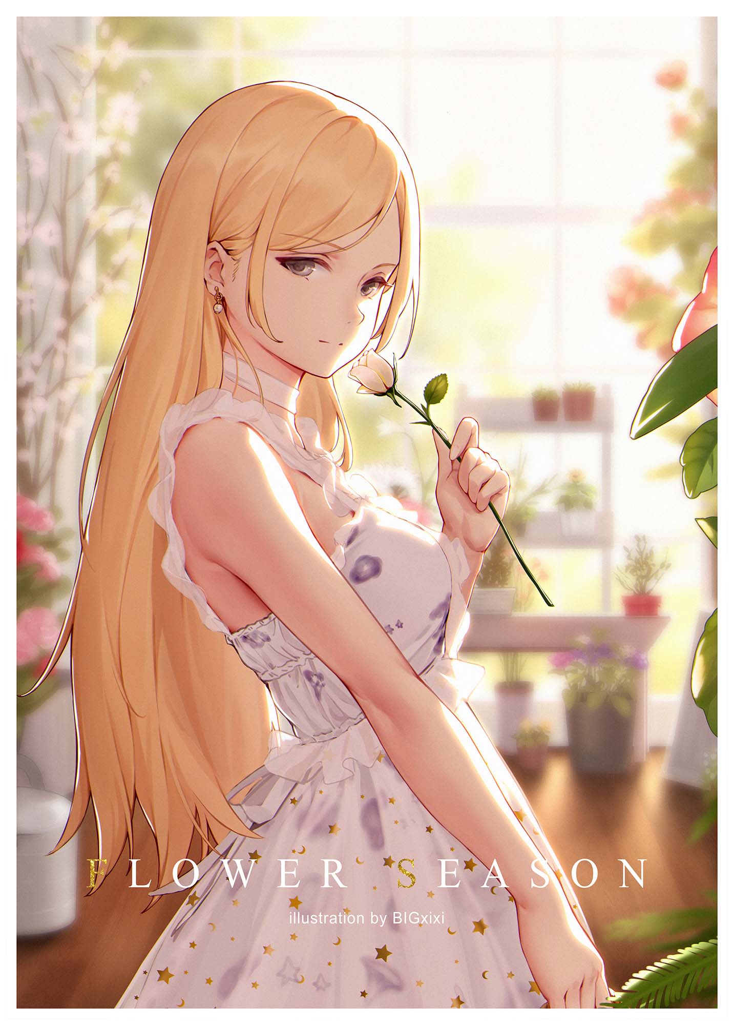 每日好图：白丝足控最爱！大神笔下的白丝美少女！【画师：BIGxixi】