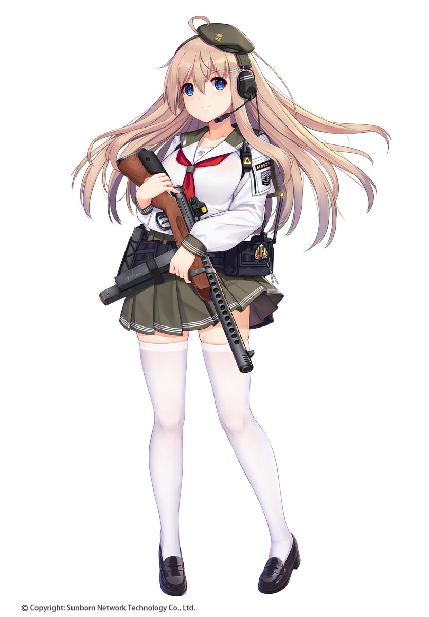 每日好图：二次元白丝美少女！足控福利！【画师：ALLENES】