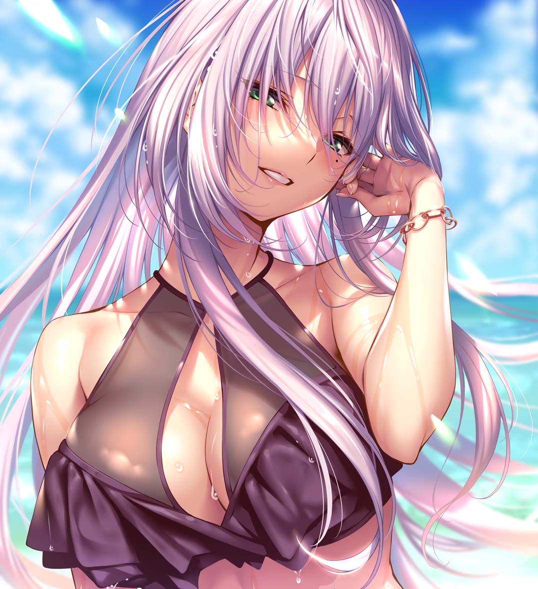 每日好图：二次元泳装诱惑【画师：ピロ水】