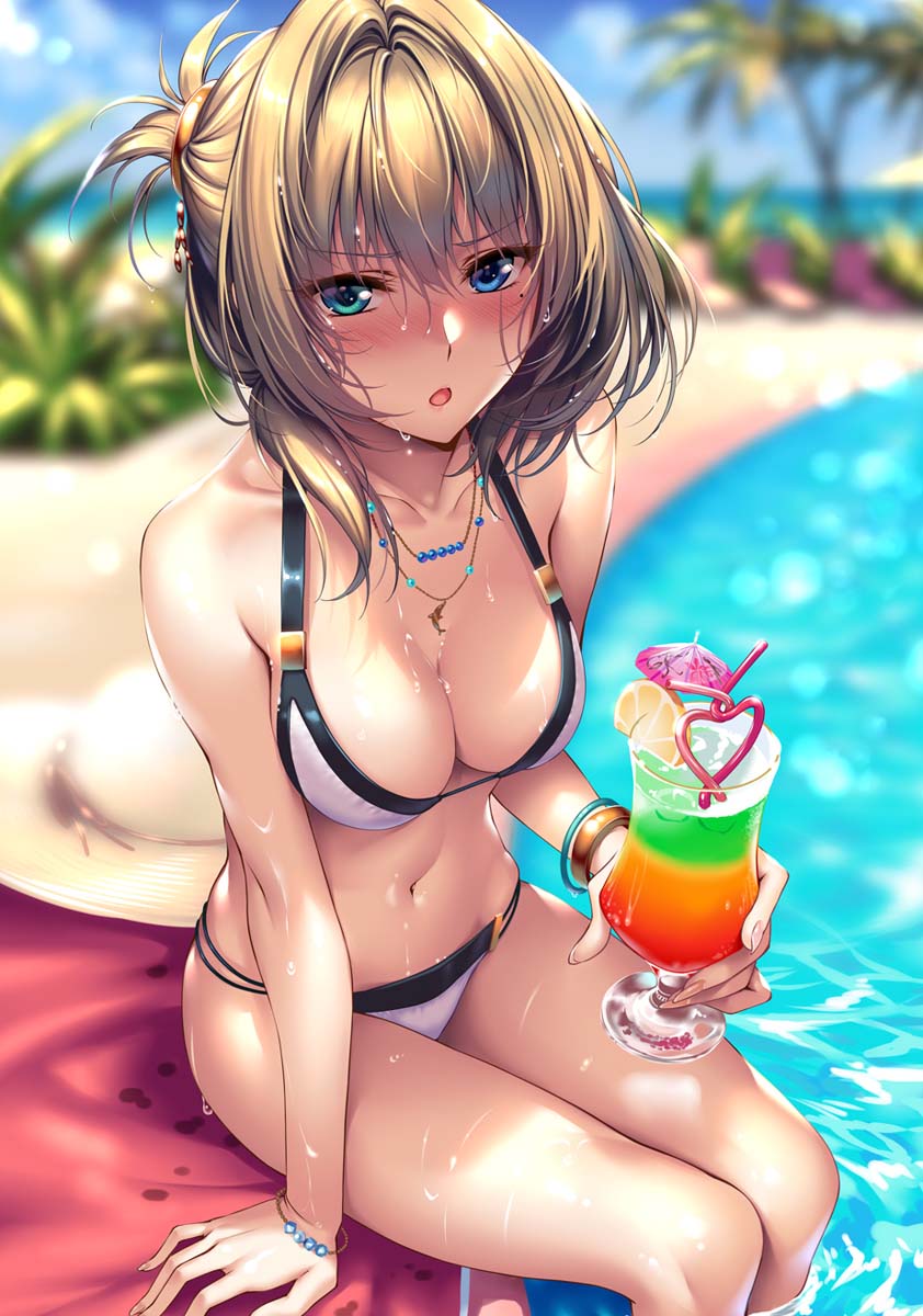 每日好图：二次元泳装诱惑【画师：ピロ水】
