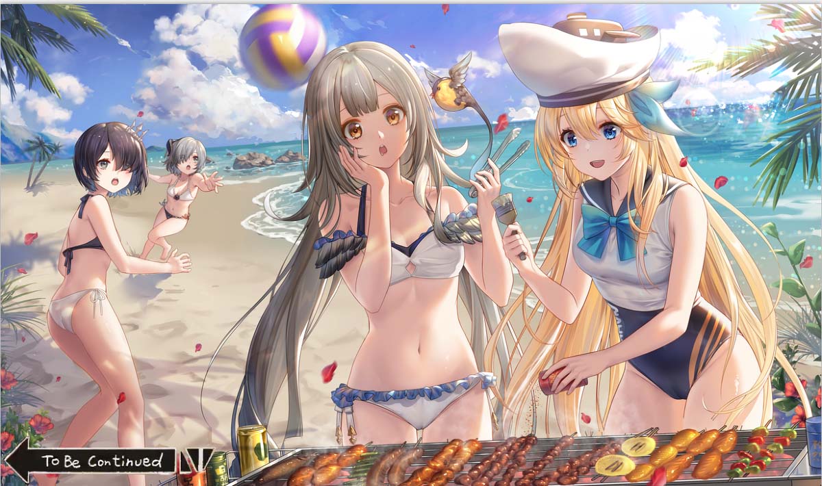 每日好图：二次元泳装诱惑【画师：ピロ水】
