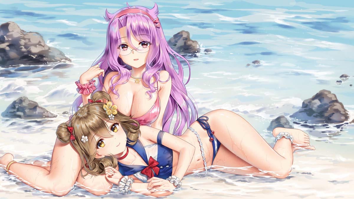 每日好图：二次元泳装诱惑【画师：ピロ水】