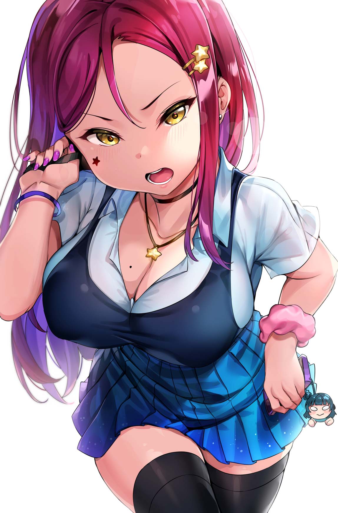 每日好图：梅开三度！ 二次元 肉感美少女  冲！【画师：Tem10】