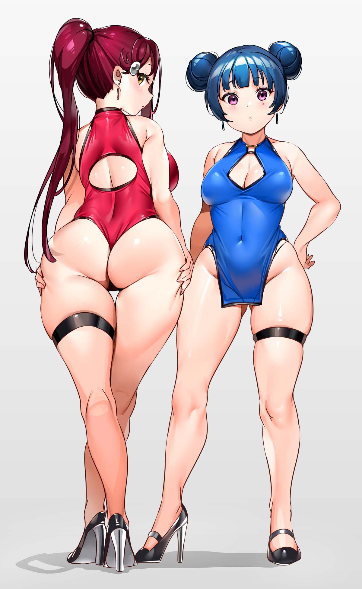 每日好图：肉感十足！二次元 丰乳肥臀 美少女 合集【画师：Tem10】