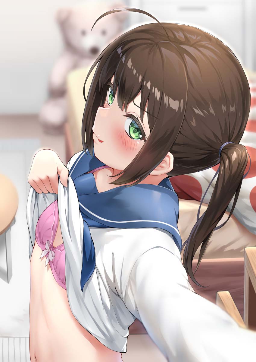 每日好图：二次元萝莉JK内衣福利图集【画师：ねでぃあ】